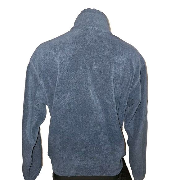 Columbia Steens Mountain Fleece Jacket Mens Large Blue Full Zip Outdoor Hiking - Picture 4 of 11